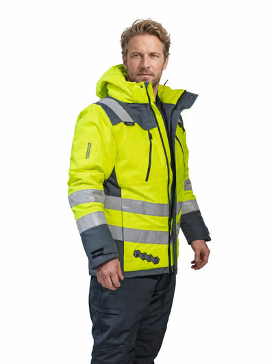 Parka Peregrin Orbital Hombre High Vis – Impermeable Térmica