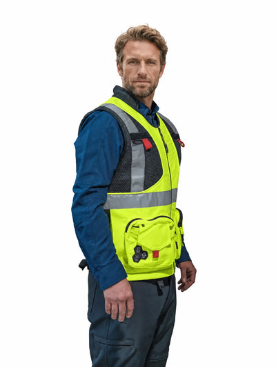 Chaleco Geólogo N1 Gamma Peregrin Unisex con Luces LED – High Vis Premium