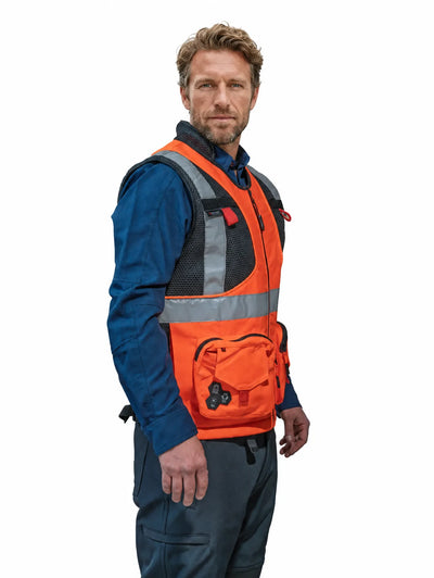 Chaleco Geólogo N1 Gamma Peregrin Unisex con Luces LED – High Vis Premium