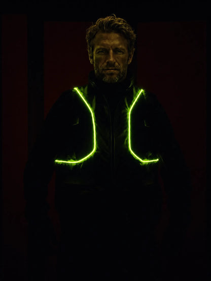 Chaleco Geólogo N1 Gamma Peregrin Unisex con Luces LED – High Vis Premium