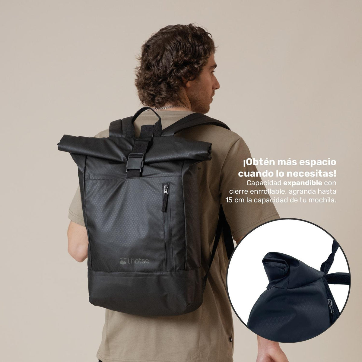 Mochila Makalu 22L vista trasera y correas