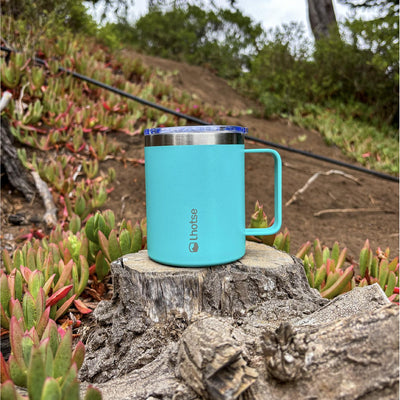 Taza térmica insulada Camping 350 ml azul, Lhotse