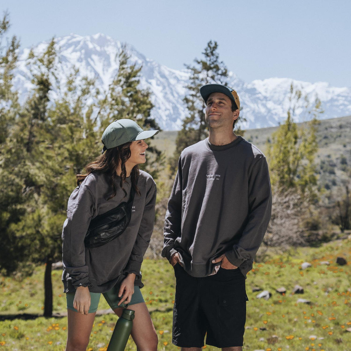 Polerón unisex sweatshirt Origin de french terry negro, Lhotse