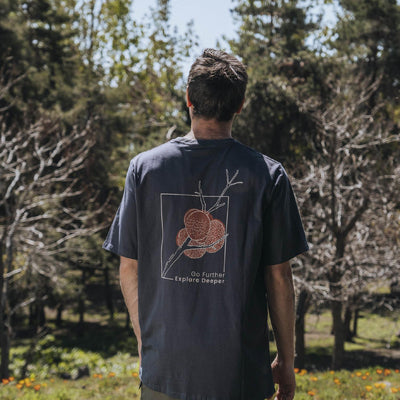 Polera hombre de algodón con estampado Digueñe, Lhotse