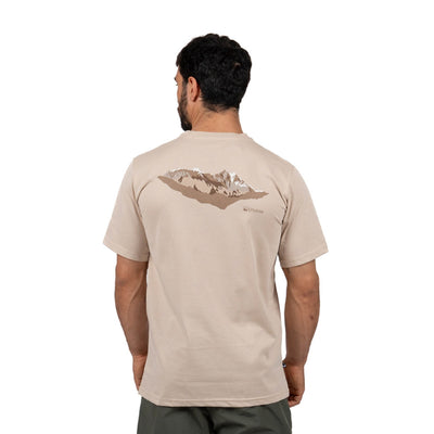 Polera Nepal en beige, gris y verde