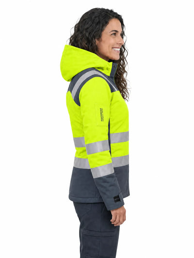 Parka Peregrin Orbital Mujer High Vis – Impermeable Térmica