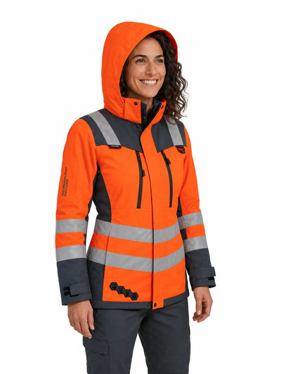 Parka Peregrin Orbital Mujer High Vis – Impermeable Térmica