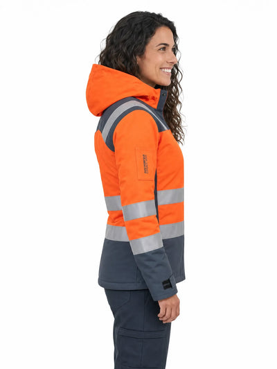 Parka Peregrin Orbital Mujer High Vis – Impermeable Térmica