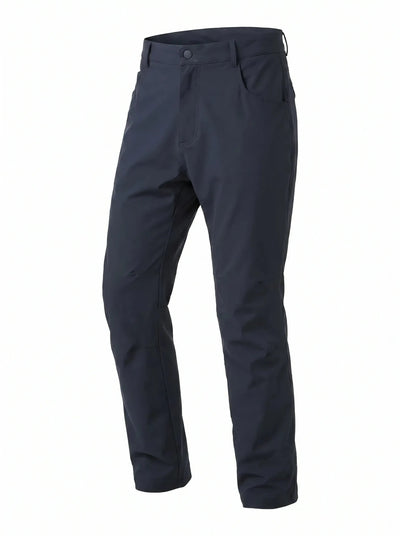 Pantalón Antiácido Hombre Oxwear Zuri – 2 - Way Stretch Secado Rápido Negro y Verde Oscuro Chile - Anditek