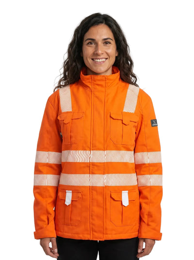 Parka Ignífuga Mujer Absolute Fire® Multinorma – Certificada NFPA 2112, NFPA 70E y EN 13034 para Minería e Industria - Anditek