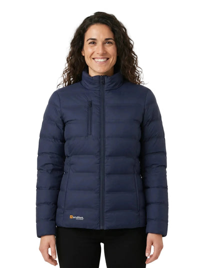 Parka Mujer Anditek® Fill Power – 3 Bolsillos con Cierre para Invierno - Anditek