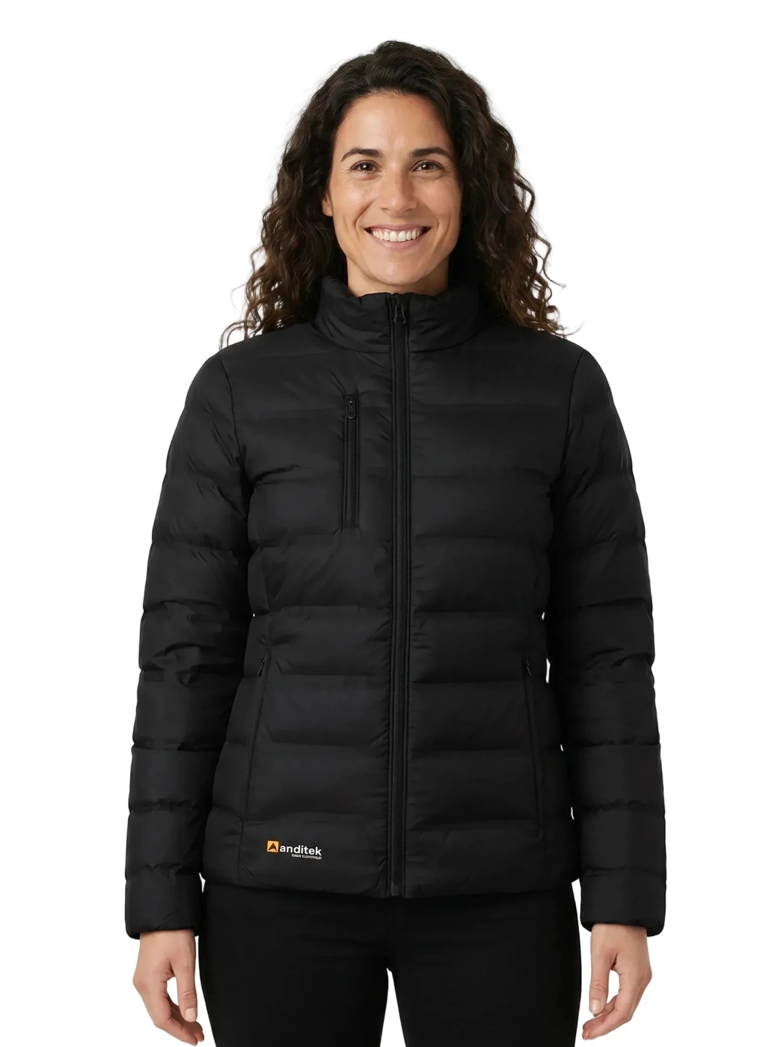 Parka Mujer Anditek® Fill Power – 3 Bolsillos con Cierre para Invierno - Anditek