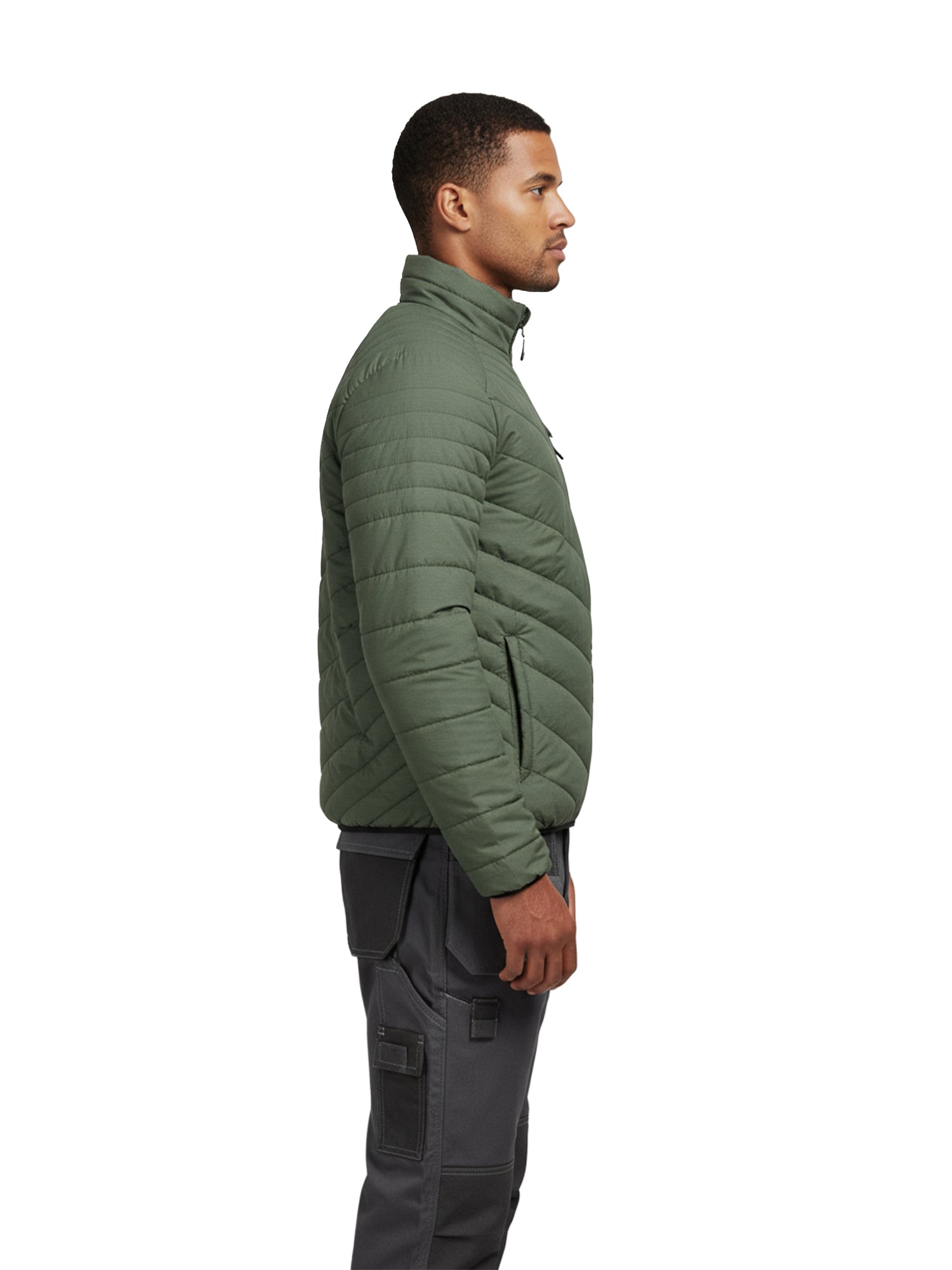 Parka Reversible Thinsulate Hombre negro/verde Z - 3000 - Anditek