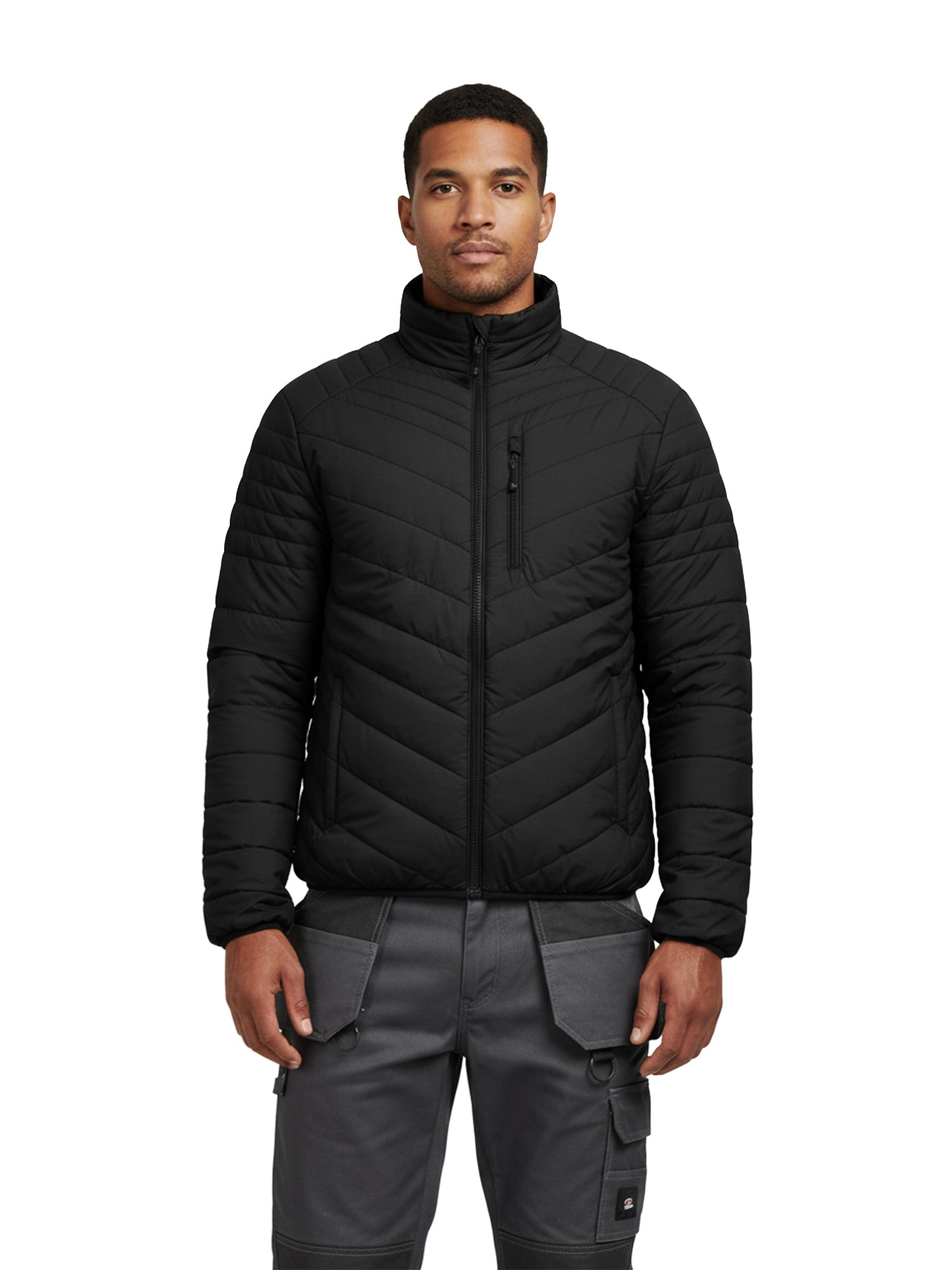 Parka Reversible Thinsulate Hombre negro/verde Z - 3000 - Anditek