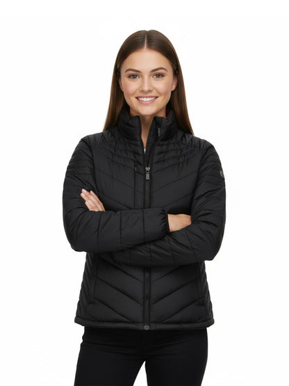 Parka Reversible Thinsulate Mujer Z - 3100 Negro/Malva - Anditek
