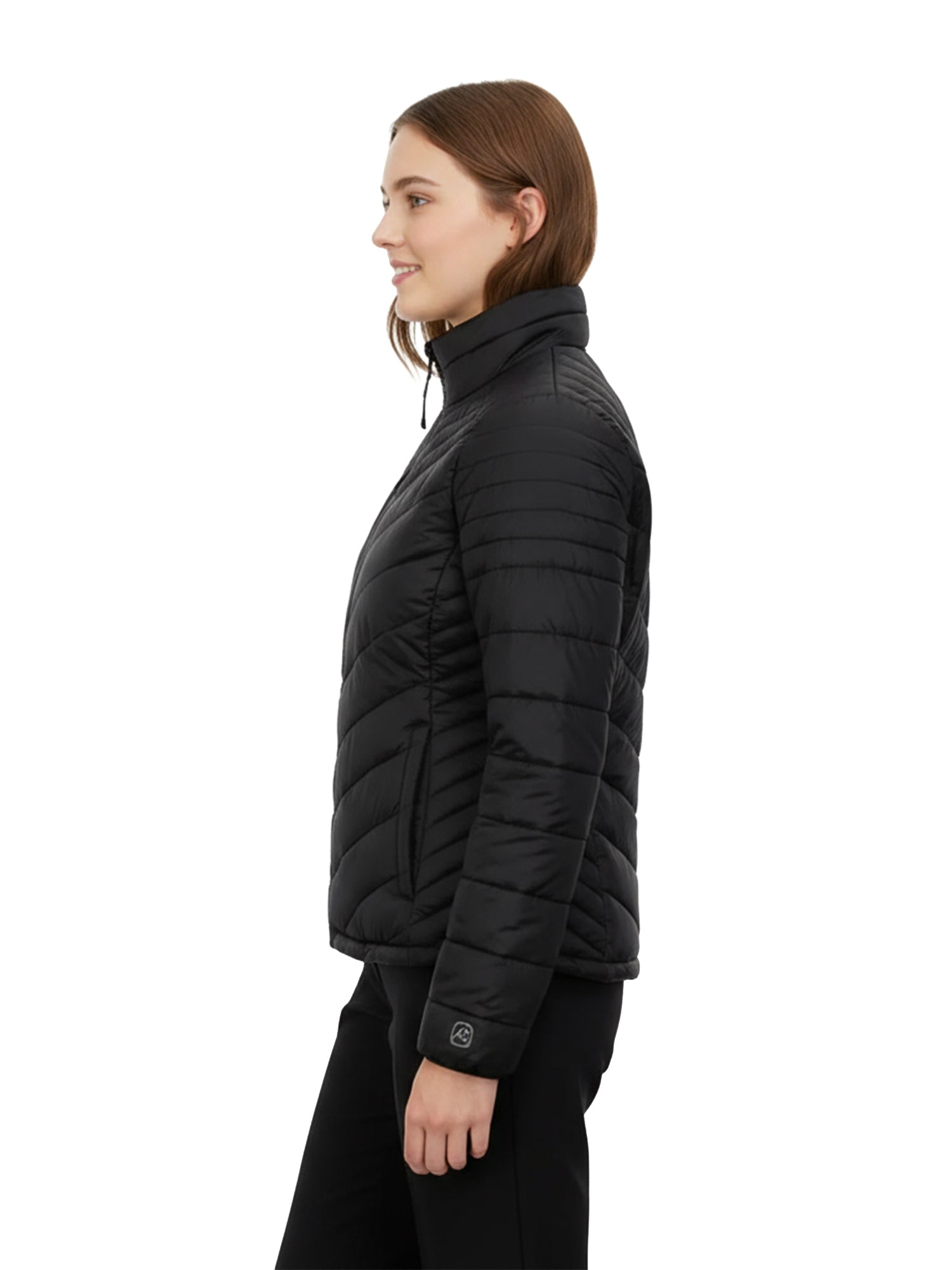 Parka Reversible Thinsulate Mujer Z - 3100 Negro/Malva - Anditek