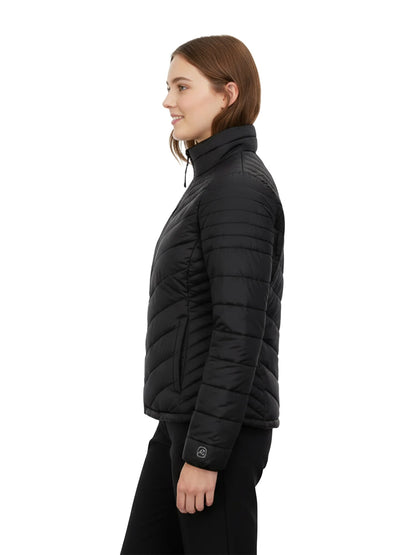 Parka Reversible Thinsulate Mujer Z - 3100 Negro/Malva - Anditek