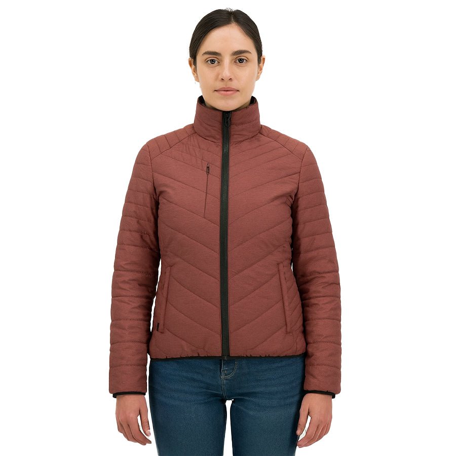 Parka Reversible Thinsulate Mujer Z - 3100 Negro/Malva - Anditek