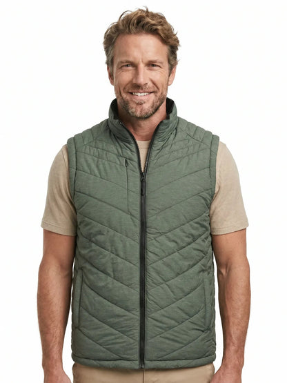 Parka Sin Manga Reversible Thinsulate Hombre Negro/Verde Z - 2000 Absolute Zero - Anditek