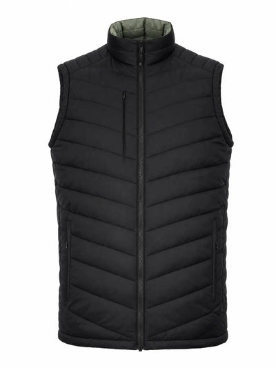 Parka Sin Manga Reversible Thinsulate Hombre Negro/Verde Z - 2000 Absolute Zero - Anditek