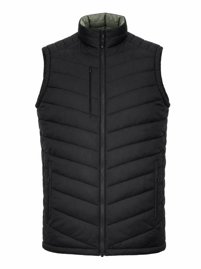 Parka Sin Manga Reversible Thinsulate Hombre Negro/Verde Z - 2000 Absolute Zero - Anditek