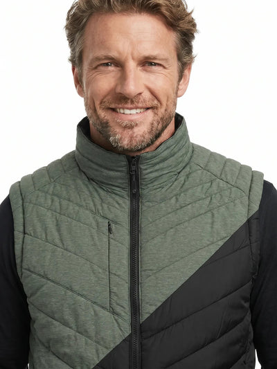 Parka Sin Manga Reversible Thinsulate Hombre Negro/Verde Z - 2000 Absolute Zero - Anditek