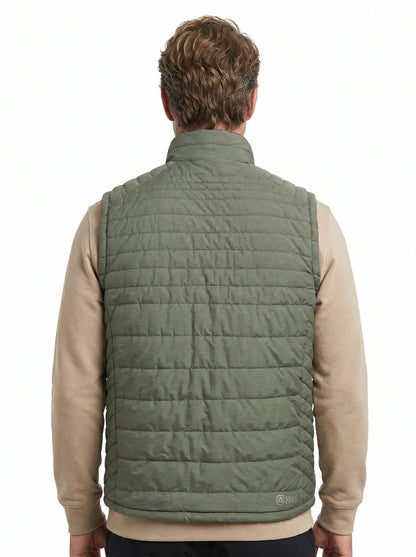 Parka Sin Manga Reversible Thinsulate Hombre Negro/Verde Z - 2000 Absolute Zero - Anditek