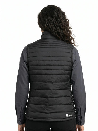 Parka Sin Manga Reversible Thinsulate Mujer Negro/Malva Z - 2100 Absolute Zero - Anditek
