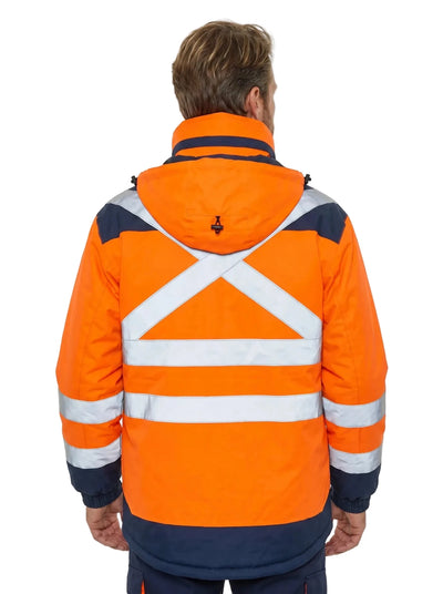 Parka Térmica Activex Arctic Alta Visibilidad Clase 3 – Certificada EN ISO 20471 Chile - Anditek