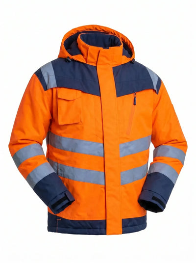 Parka Térmica Activex Arctic Alta Visibilidad Clase 3 – Certificada EN ISO 20471 Chile - Anditek