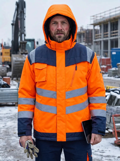 Parka Térmica Activex Arctic Alta Visibilidad Clase 3 – Certificada EN ISO 20471 Chile - Anditek