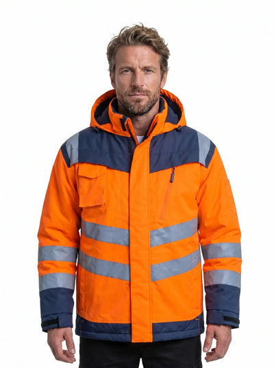 Parka Térmica Activex Arctic Alta Visibilidad Clase 3 – Certificada EN ISO 20471 Chile - Anditek