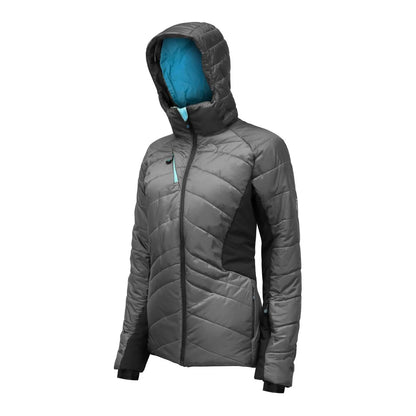 Parka Thinsulate Mujer Z - 9100 Gris/Negro – Ultraligera, Impermeable y Térmica - Anditek