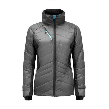 Parka Thinsulate Mujer Z - 9100 Gris/Negro – Ultraligera, Impermeable y Térmica - Anditek