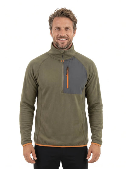 Polar Fleece Marlin Hombre Oxwear® – Thermafleece® +FLEX® Medio Cierre | Anditek Chile - Anditek