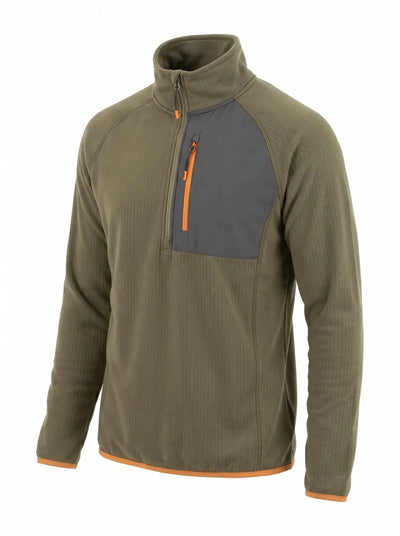 Polar Fleece Marlin Hombre Oxwear® – Thermafleece® +FLEX® Medio Cierre | Anditek Chile - Anditek