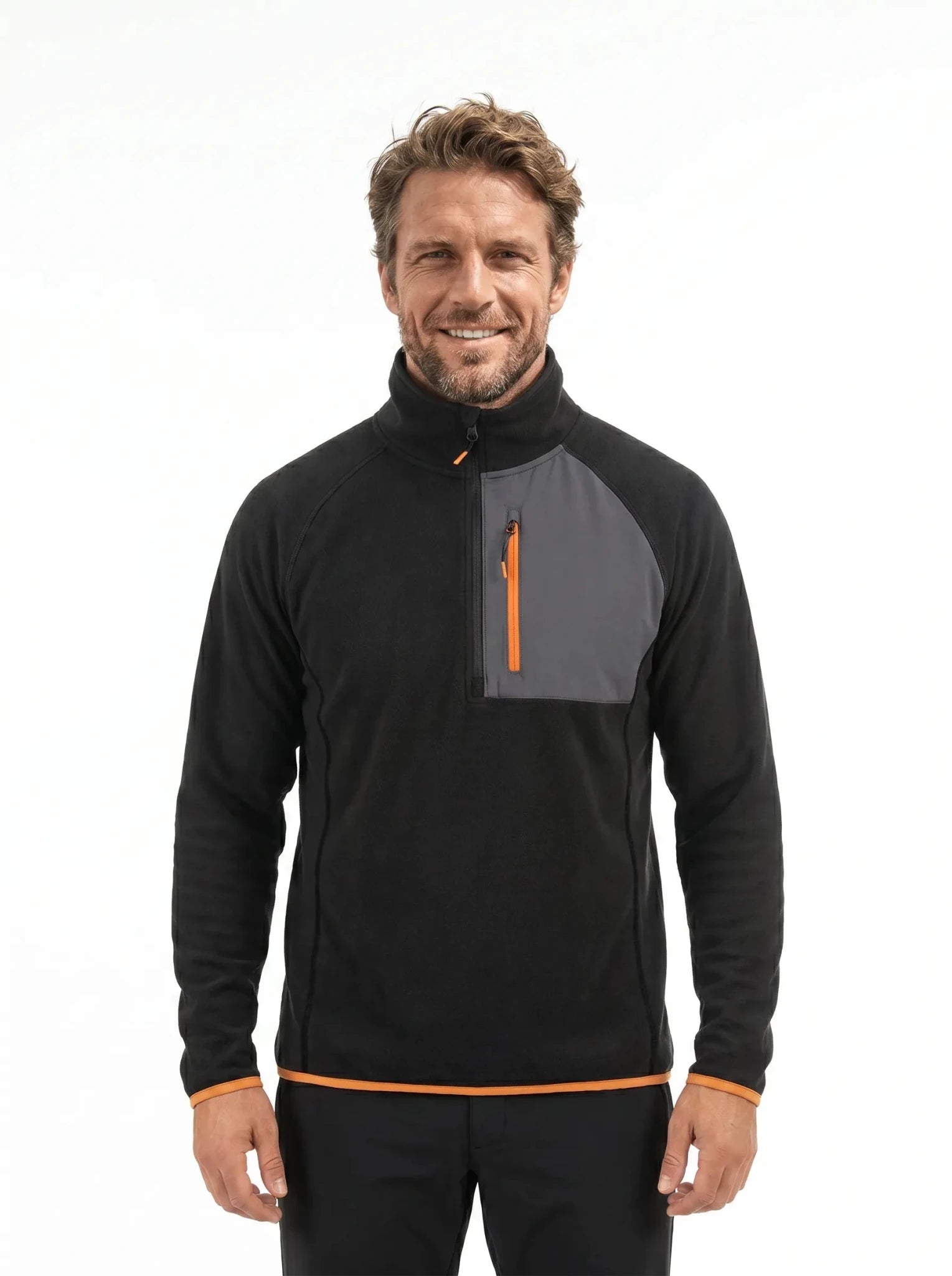 Polar Fleece Marlin Hombre Oxwear® – Thermafleece® +FLEX® Medio Cierre | Anditek Chile - Anditek