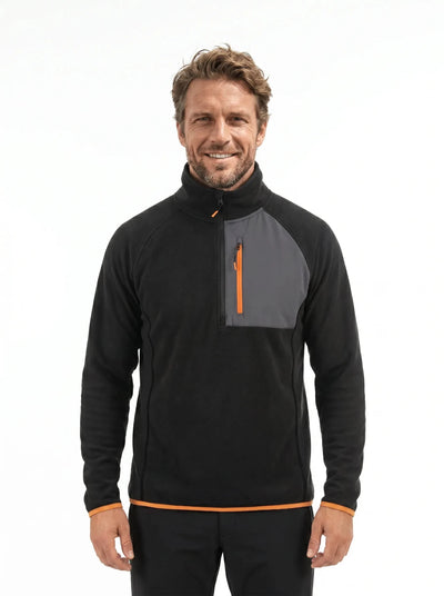 Polar Fleece Marlin Hombre Oxwear® – Thermafleece® +FLEX® Medio Cierre | Anditek Chile - Anditek