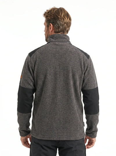 Polar Reforzado Hombre Oxwear Ranger – Thermafleece® Mélange Slim Fit Negro y Verde Musgo Chile - Anditek