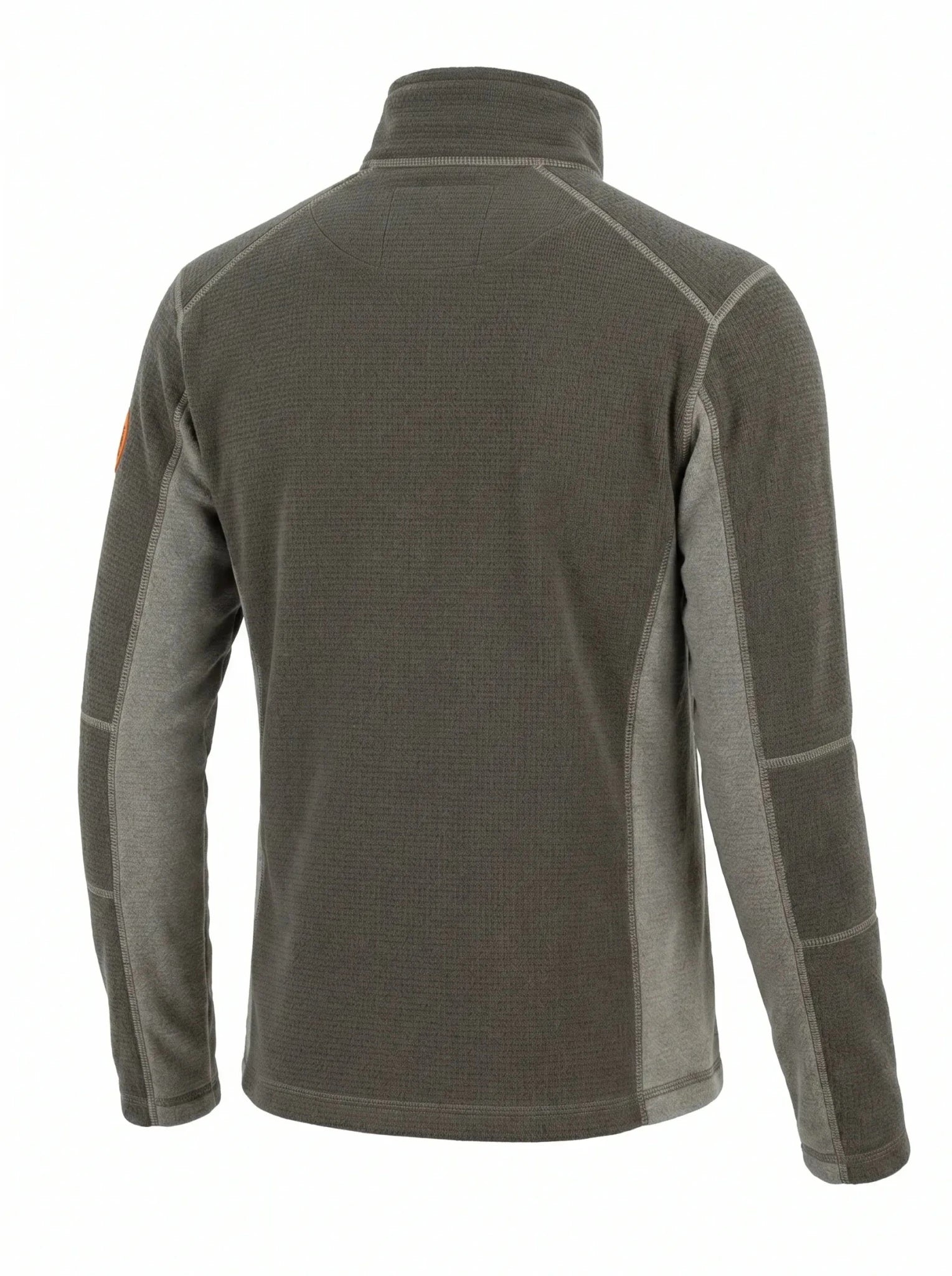 Polar Técnico Hombre Oxwear Trevali – Thermafleece® Medio Cierre Gris y Azul Navy Chile - Anditek