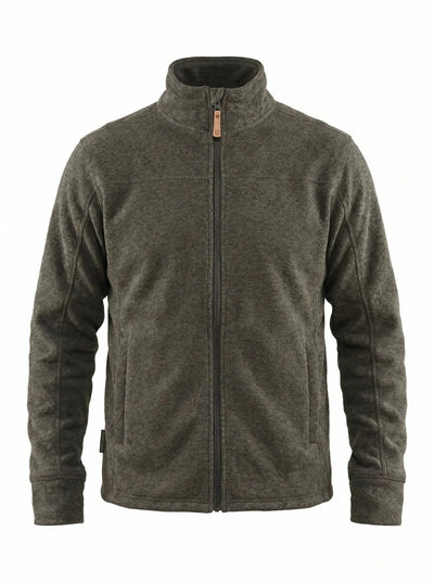 Polar Térmico Hombre Oxwear Thunder – Thermafleece® Texturado Full Zip Azul Café Gris Chile - Anditek