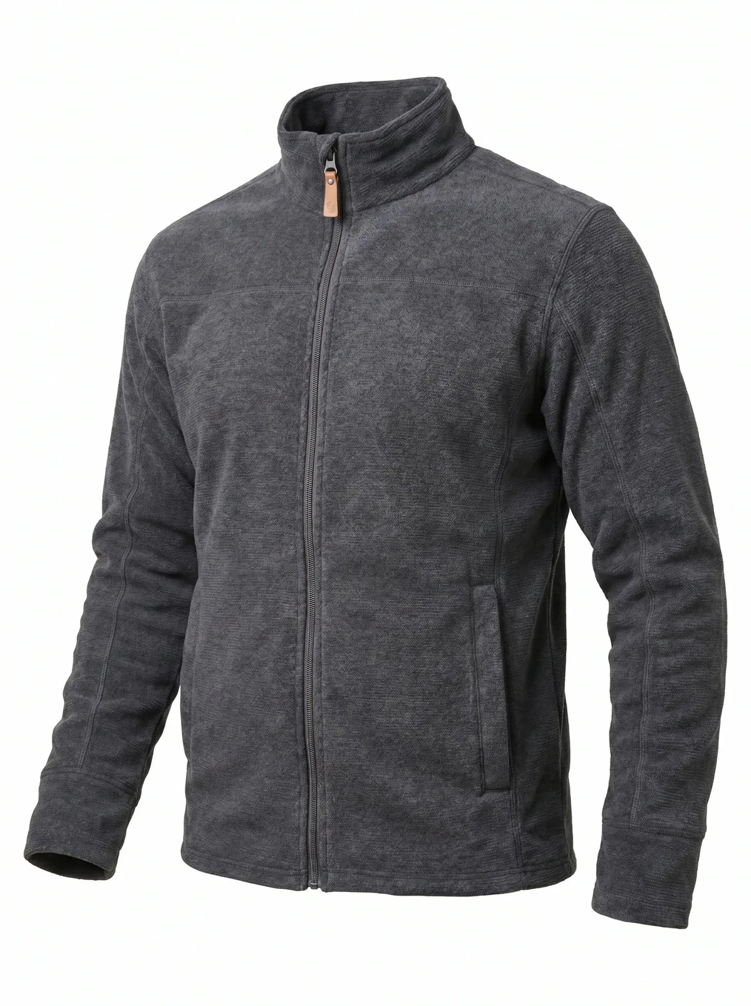 Polar Térmico Hombre Oxwear Thunder – Thermafleece® Texturado Full Zip Azul Café Gris Chile - Anditek