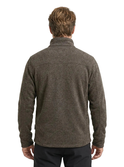 Polar Térmico Hombre Oxwear Thunder – Thermafleece® Texturado Full Zip Azul Café Gris Chile - Anditek