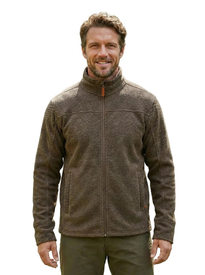 Polar Térmico Hombre Oxwear Thunder – Thermafleece® Texturado Full Zip Azul Café Gris Chile - Anditek