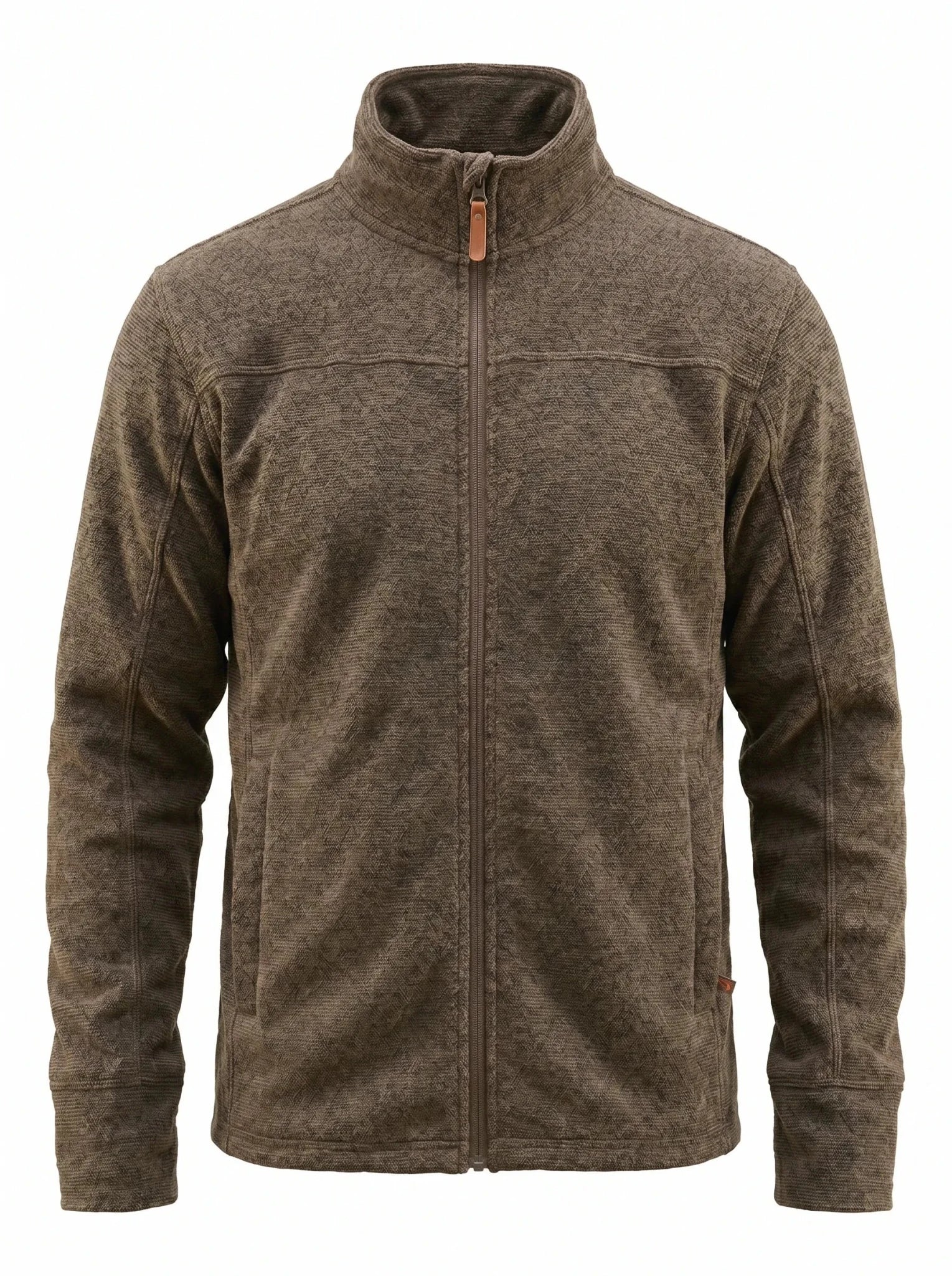 Polar Térmico Hombre Oxwear Thunder – Thermafleece® Texturado Full Zip Azul Café Gris Chile - Anditek