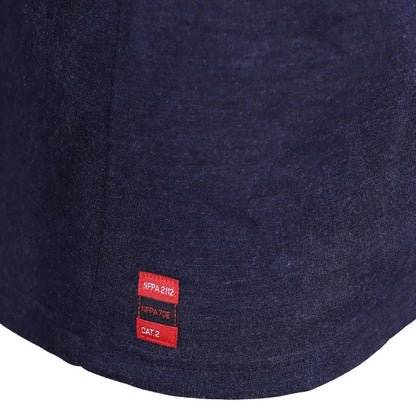 Polera Ignífuga Absolute Fire Mujer NFPA Azul - Anditek
