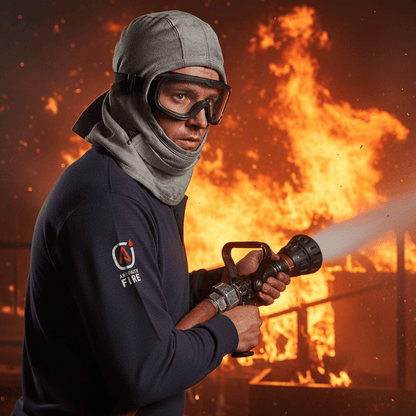 Polera Ignífuga Absolute Fire NFPA Azul - Anditek