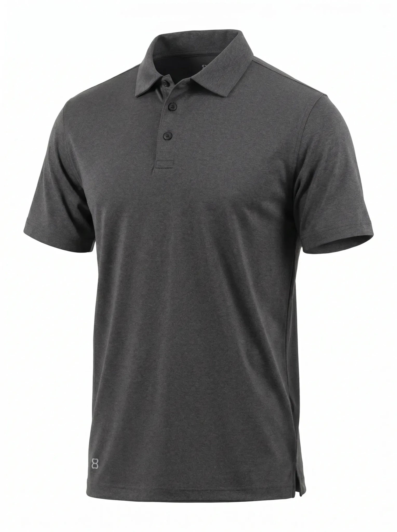 Polera Técnica Hombre Oxwear Amur – Tejido Cationic Transpirable Negro y Azul Patrol Chile - Anditek