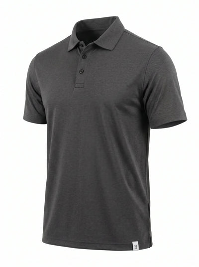 Polera Técnica Hombre Oxwear Orenburg – Melange UV - BLOCK® Quickdry® Trabilla Lentes Chile - Anditek