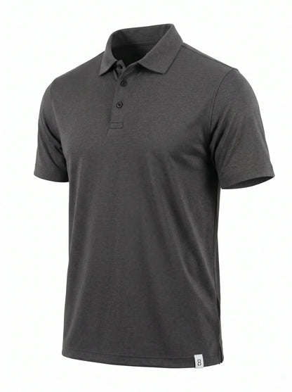 Polera Técnica Hombre Oxwear Orenburg – Melange UV - BLOCK® Quickdry® Trabilla Lentes Chile - Anditek